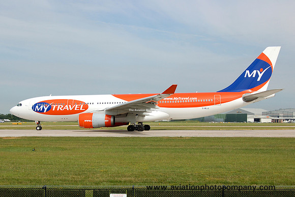 MyTravel Airways Airbus A330-243 G-MLJL at Manchester (2006)