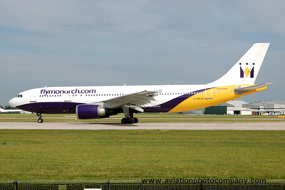 Monarch Airlines Airbus A300B4-605R G-MAJS at Manchester (2006)