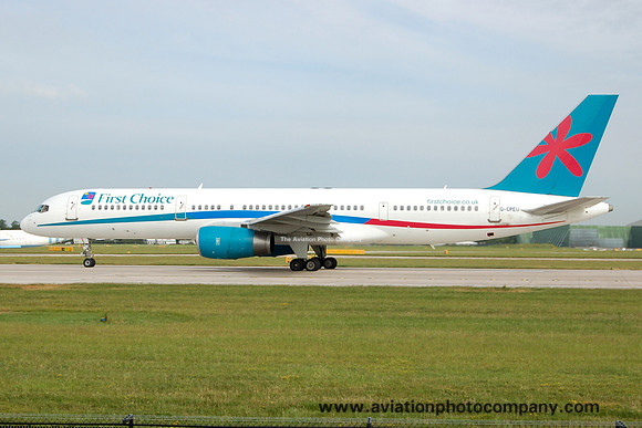First Choice Airways Boeing 757-236 G-CPEU at Manchester (2006)