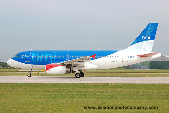 BMI British Midland Airbus A319-131 G-DBCF at Manchester (2006)