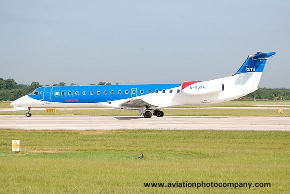 BMI British Midland Regional Embraer EMB-145 G-RJXA at Manchester (2006)
