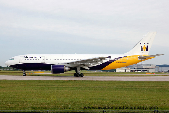 Monarch Airlines Airbus A300B4-605R G-MONR at Manchester (2006)
