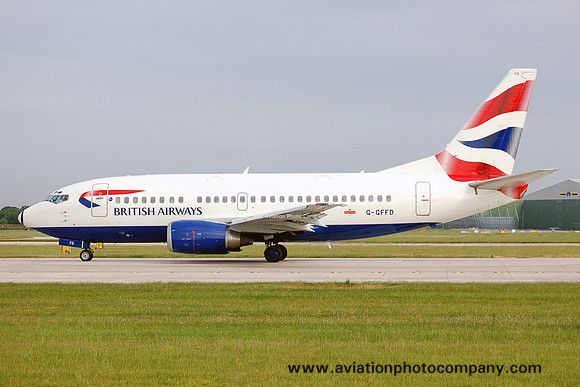 British Airways Boeing 737-59D G-GFFD at Manchester (2006)