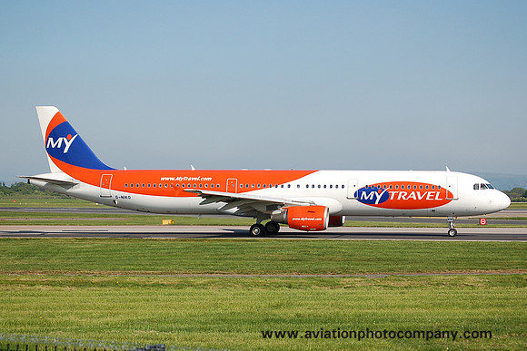 MyTravel Airways Airbus A321-211 G-NIKO at Manchester (2006)
