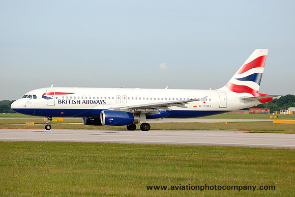 GB Airways/British Airways Airbus A320-232 G-TTOJ at Manchester (2006)