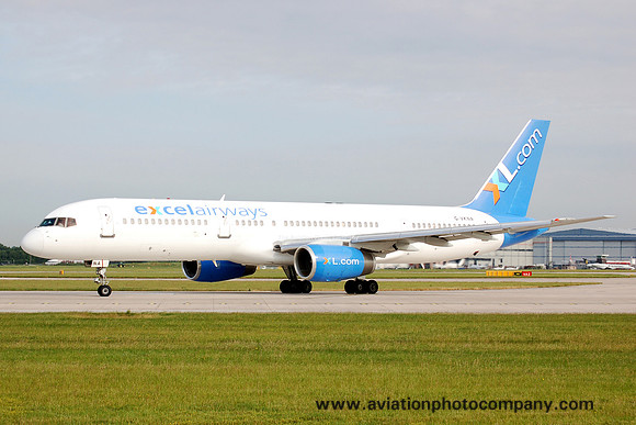 Excel Airways Boeing 757-2Y0ER G-VKNA at Manchester (2006)