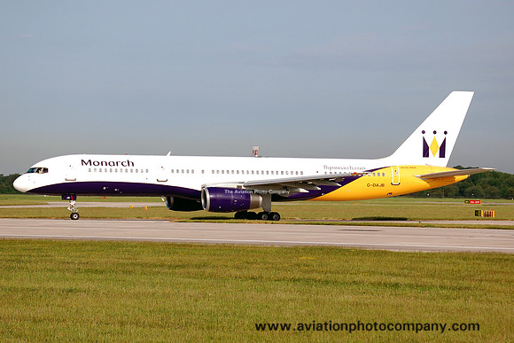 Monarch Airlines Boeing 757-2T7 G-DAJB at Manchester (2006)