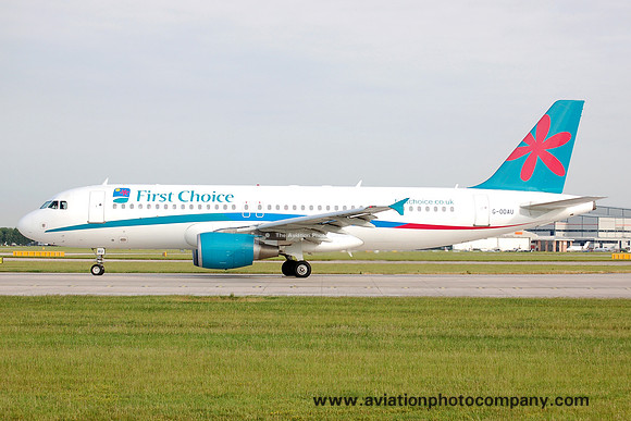 First Choice Airways Airbus A320-214 G-OOAU at Manchester (2006)