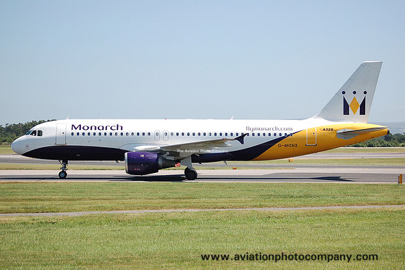Monarch Airlines Airbus A320-212 G-MONX at Manchester (2006)