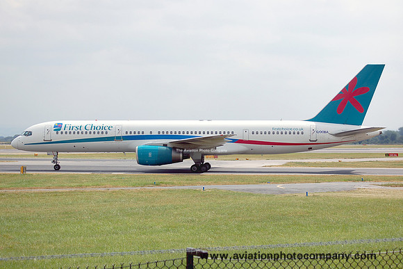 First Choice Airways Boeing 757-28A G-OOBA at Manchester (2006)