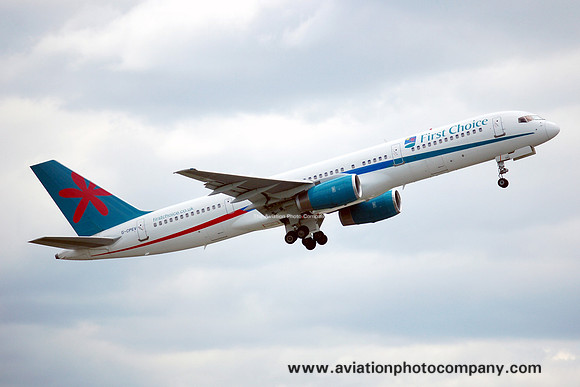 First Choice Airways Boeing 757-236 G-CPEV at Manchester (2006)