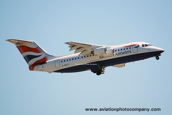 British Airways Connect BAe 146-200 G-GNTZ at Manchester (2006)