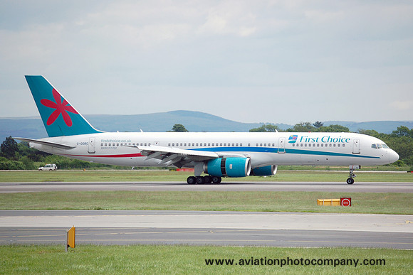 First Choice Airways Boeing 757-28A G-OOBE at Manchester (2006)