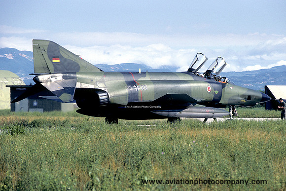 West German Air Force AKG51 (9 Squadron badge) McDonnell RF-4E Phantom 35+86 (1986)