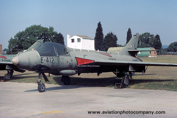 Danish Air Force Hawker Hunter F.51 E-412/G-9-439 (1976)