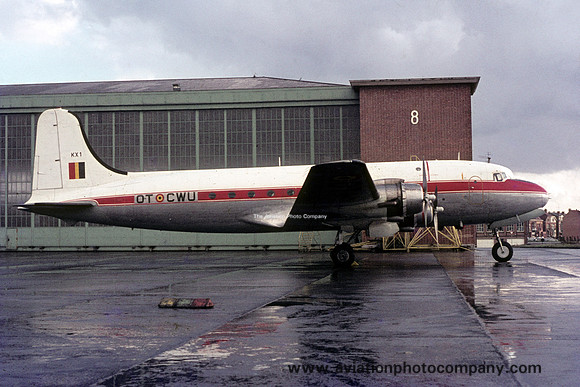 Belgian Air Force 15 Wing 21 Sml Douglas R5D-1 Skymaster KX-1/OT-CWU (1968)