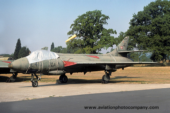 Danish Air Force Hawker Hunter F.51 E-418/G-9-440 (1976)