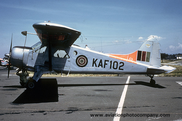 Kenyan Air Force DHC-2 Beaver KAF102 (1968)