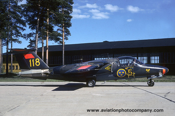 Swedish Air Force F5 SAAB 105 Sk60 60118 (1985)