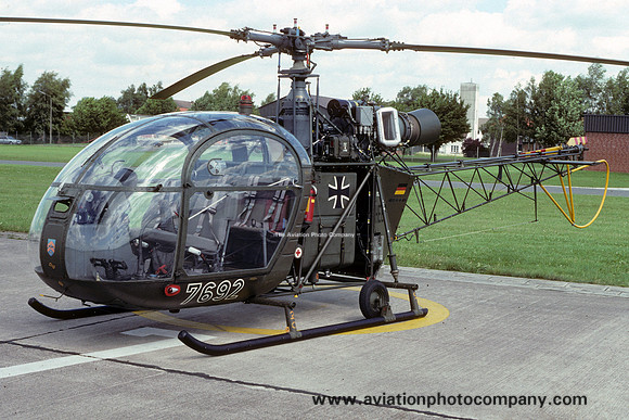 German Army MFS1 Sud Alouette II 76+92 (1990)
