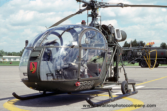 German Army HFWS Sud Alouette II 75+69 (1990)