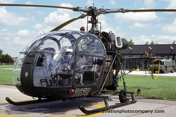 German Army MFR15 Sud Alouette II 76+79 (1990)