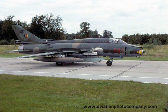 East German Air Force JBG77 Sukhoi Su-22M4R 682 (1990)