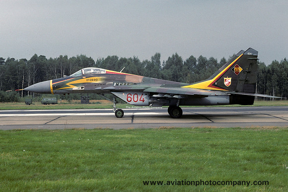 East German Air Force JG3 Mikoyan MiG-29G(A) 604 (1990)