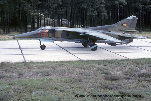 East German Air Force JBG37 Mikoyan MiG-23BN 692 (1990)