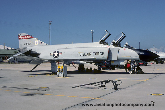 USAF North Dakota Air National Guard 178th Fighter Interceptor Squadron McDonnell F-4D Phantom 64-0965 (1984)