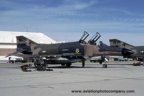 USAF 37th Tactical Fighter Wing 563rd Tactical Fighter Squadron McDonnell F-4G Phantom 69-7582/WW (1981)
