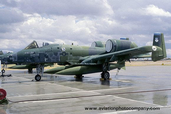 USAF Fairchild A-10A Thunderbolt 78-0665/MB at Davis Monthan (2000)