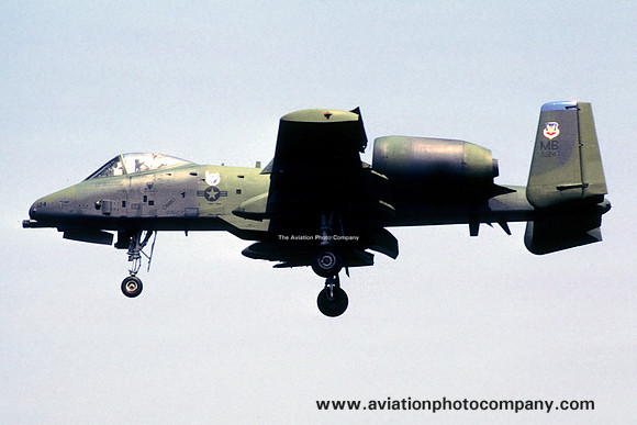 USAF 354th Tactical Fighter Wing 355th Tactical Fighter Squadron Fairchild A-10A Thunderbolt 79-0124/MB (1987)