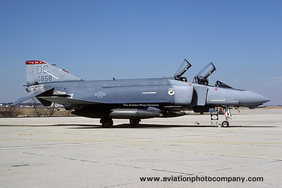 USAF District of Columbia Air National Guard 121st Tactical Fighter Squadron McDonnell F-4D Phantom 66-7658/DC (1987)
