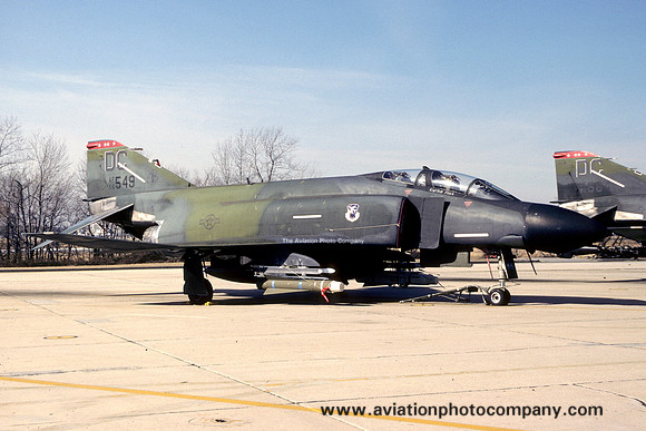 USAF District of Columbia Air National Guard 121st Tactical Fighter Squadron McDonnell F-4D Phantom 66-7549/DC (1986)
