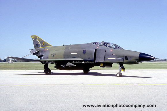 USAF Mississippi Air National Guard 153rd Tactical Reconnaissance Squadron McDonnell RF-4C Phantom 66-0401 (1986)