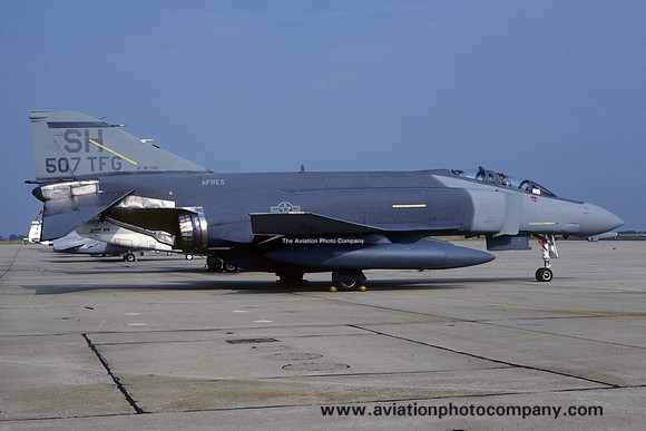 USAF AFRes 465th Tactical Fighter Squadron McDonnell F-4D Phantom 66-7507/SH (1987)