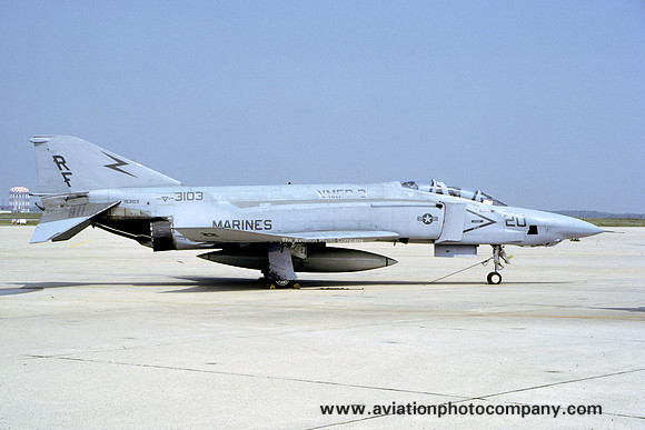 US Marines VMFP-3 McDonnell RF-4B Phantom 153103/RF-20 (1985)