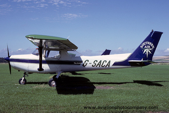 Southern Air Cessna 152 G-SACA at Shoreham (1985)