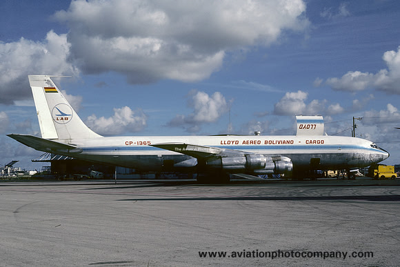 Lloyd Aereo Boliviano Cargo Boeing 707-323C CP-1365 (1985)