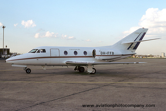 Nielsen OY Dassault Falcon 10 OH-FFB (1977)