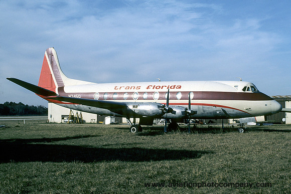Trans Florida Airlines Vickers Viscount N7450 (1986)