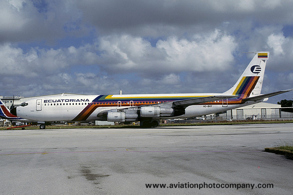 Ecuatoriana Boeing 707-321B HC-BHY (1986)