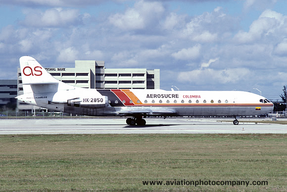 Aerosucre Colombia Sud Caravelle 11-R HK-2850 (1986)