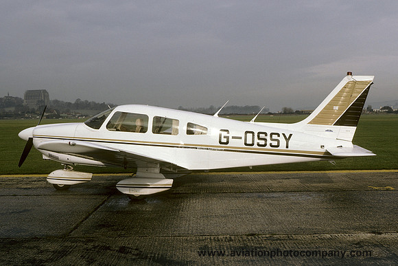Piper PA-28-181 Cherokee Archer G-OSSY at Shoreham (1985)
