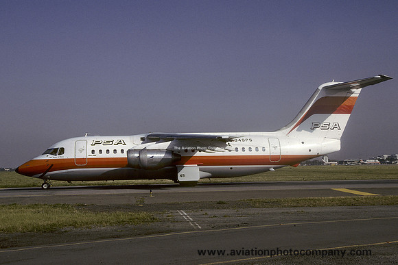 Pacific Southwest Airlines BAe 146-200 N349PS (1985)