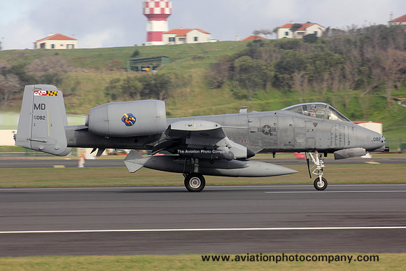 USAF Maryland Air National Guard 104th Fighter Squadron Fairchild A-10C Thunderbolt 79-0082/MD at Lajes (2017)