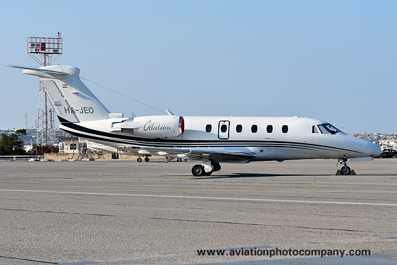 Jet Stream 2004 KfT/Skylux Aviation Cessna 650 Citation III HA-JEO at Malta Luqa IAP (2017)
