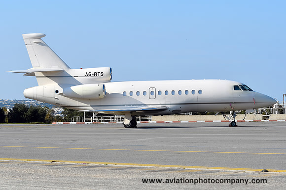 Elite Jets Dubai Dassault Falcon 900DX A6-RTS at Malta Luqa IAP (2017)