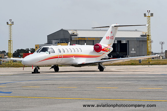 Alpliner AG Cessna 525B CitationJet CJ3 HB-VTJ at Malta Luqa IAP (2017)